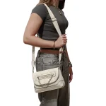 Chic Chain Bag: Καπιτονέ χαστί τσάντα για στυλάτες εμφανίσεις, Εκρού - CX-1348 - Image 2