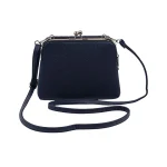 Stomio Elegance Crossbody: Τσάντα Χιαστί με Κλασικό Κούμπωμα Και 3 θήκες, Μπλε - CX-1384 - Image 4