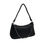 Trend Setter: The Black Bag with Removable Chain, Μαύρο - HB-4024