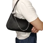 Trend Setter: The Black Bag with Removable Chain, Μαύρο - HB-4024 - Image 2