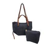 Suede Elegance Duo: Το δίχρωμο σετ που ολοκληρώνει κάθε εμφάνιση, Μαύρο|Καφέ - SET-0016 - Image 3