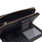 Croc Gloss MAXFLY: Πορτοφόλι με Υφή και Χαρακτήρα, Μαύρο - WS-1601 - Image 3
