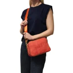 The Tote Bag Crossover: Χιαστί με 2 θήκες και μοντέρνο ιμάντα, Κόκκινο - CX-1468 - Image 2