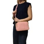 The Tote Bag Crossover: Χιαστί με 2 θήκες και μοντέρνο ιμάντα, Ροζ - CX-1471 - Image 2