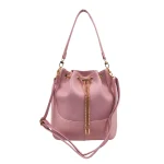 Pure Bucket Bag: Το πουγκί της σύγχρονης γυναίκας, Ροζ - HB-4085 - Image 3