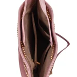 Pure Bucket Bag: Το πουγκί της σύγχρονης γυναίκας, Ροζ - HB-4085 - Image 5