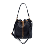 Pure Bucket Bag: Το πουγκί της σύγχρονης γυναίκας, Μαύρο - HB-4091 - Image 3