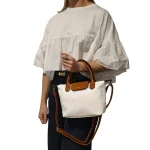 Classic Fold Tote – Η διαχρονική επιλογή της ημέρας, Λευκό - HB-4094 - Image 2