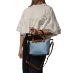 Classic Fold Tote – Η διαχρονική επιλογή της ημέρας, Γαλάζιο - HB-4097 - Image 2