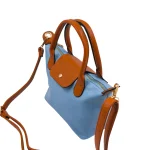 Classic Fold Tote – Η διαχρονική επιλογή της ημέρας, Γαλάζιο - HB-4097 - Image 4