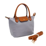 Classic Fold Tote – Η διαχρονική επιλογή της ημέρας, Γκρι - HB-4098 - Image 3