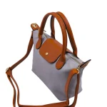 Classic Fold Tote – Η διαχρονική επιλογή της ημέρας, Γκρι - HB-4098 - Image 4