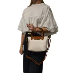 Classic Fold Tote – Η διαχρονική επιλογή της ημέρας, Εκρού - HB-4100 - Image 2