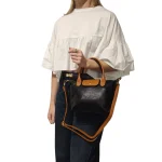 Classic Fold Tote – Η διαχρονική επιλογή της ημέρας, Μαύρο - HB-4102 - Image 2