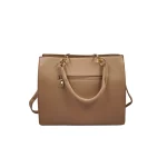 Urban Studs Bag: Για καθημερινές εμφανίσεις με χαρακτήρα, Σκούρο Μπεζ - HB-4107 - Image 4