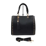 Urban Studs Bag: Για καθημερινές εμφανίσεις με χαρακτήρα, Μαύρο - HB-4109