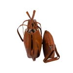 Tote & Cross Set: Το απόλυτο καθημερινό δίδυμο, Καφέ - SET-0017 - Image 3