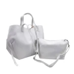 Tote & Cross Set: Το απόλυτο καθημερινό δίδυμο, Λευκό - SET-0018