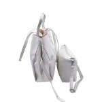 Tote & Cross Set: Το απόλυτο καθημερινό δίδυμο, Λευκό - SET-0018 - Image 3