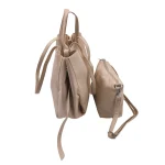 Tote & Cross Set: Το απόλυτο καθημερινό δίδυμο, Μπεζ - SET-0020 - Image 3