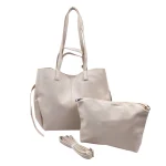 Tote & Cross Set: Το απόλυτο καθημερινό δίδυμο, Εκρού - SET-0021 - Image 4