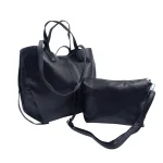 Tote & Cross Set: Το απόλυτο καθημερινό δίδυμο, Μαύρο - SET-0022