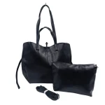 Tote & Cross Set: Το απόλυτο καθημερινό δίδυμο, Μαύρο - SET-0022 - Image 4