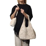 My Duo Bag : Το Δικό σου Σετ Τσαντών — Μεγάλη Tote και Χιαστί για Κάθε Στιγμή, Εκρού - SET-0025 - Image 2
