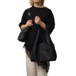 My Duo Bag : Το Δικό σου Σετ Τσαντών — Μεγάλη Tote και Χιαστί για Κάθε Στιγμή, Μαύρο - SET-0028 - Image 2