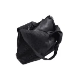 My Duo Bag : Το Δικό σου Σετ Τσαντών — Μεγάλη Tote και Χιαστί για Κάθε Στιγμή, Μαύρο - SET-0028 - Image 5