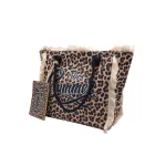 Safari Beach Style: Σετ Τσάντα με Πορτοφολάκι σε Animal Print, Λεοπάρ Καφέ - ΗΒ-4134 - Image 3