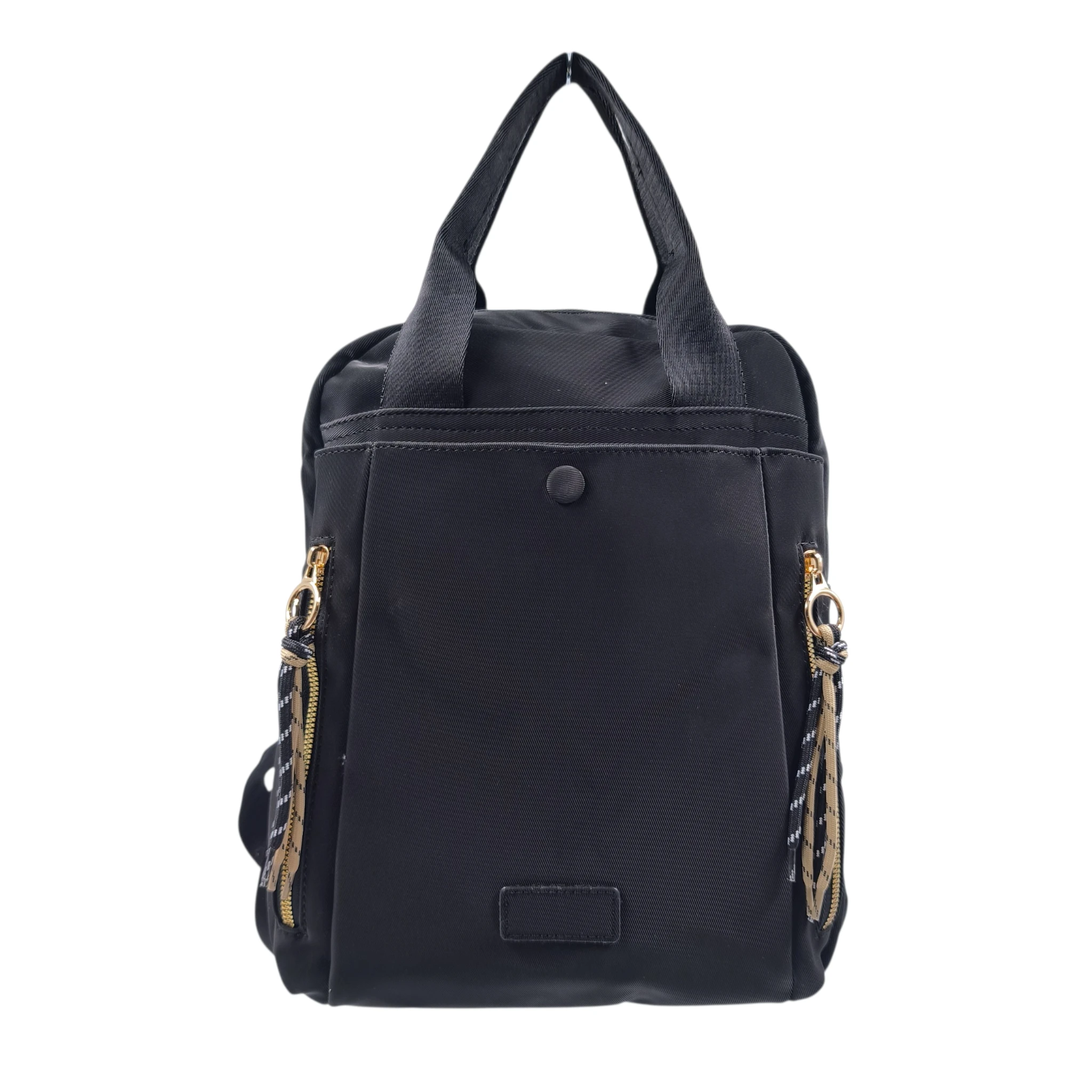BP-1389-1 Ravenna: Casual αδιάβροχο σακίδιο πλάτης για την πόλη και τα ταξίδια, Μαύρο - BP-1389 - Image 1