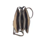 Charro Amalfi: Casual crossover τσάντα με λογότυπο "The Tote Bag" και πολλαπλές θήκες οργάνωσης, Πούρο - CX-1550 - Image 4