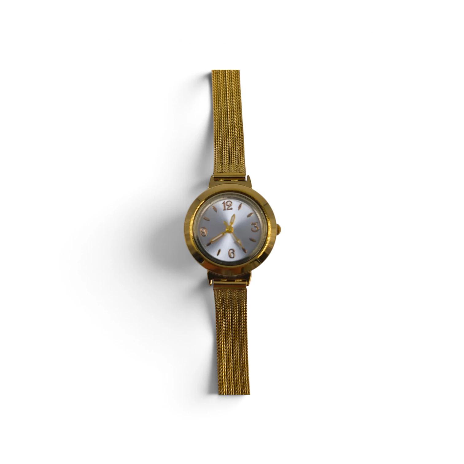 WW-1497-1 Silky Pure: Γυναικείο Ατσάλινο Ρολόι με Λεπτό Μπρασελέ & Minimal Σχεδιασμό, Χρυσό - WW-1497 - Image 1