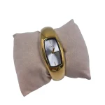 IEKE Luxe Bangle: Ατσάλινο Γυναικείο Ρολόι-Κόσμημα Χειροπέδα, Χρυσό - WW-1499 - Image 4